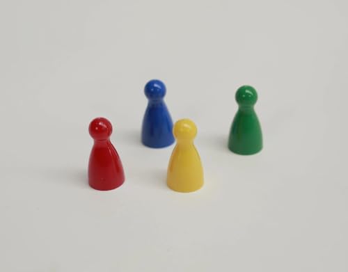 Pionnen, Mix aus 4 Farben - Rot/Gelb/Grün/Blau, 100 Stück Pionnen, Mix aus 4 Farben - Rot/Gelb/Grün/Blau, 100 Stück von Generic