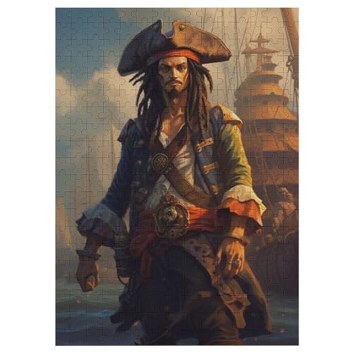 Pirate - 1000 Teile Puzzle – - Hochauflösendes - Gelegenheitsspiel – 1000 Teile Holzpuzzle 300 PCS von Generic