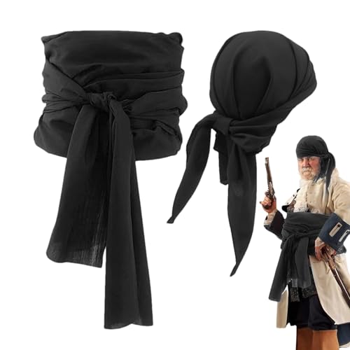 Piratenhut, Piraten-Cosplay, Halloween-Kostüm, komplettes Piraten-Outfit mit weichem Stirnband – realistische Piratenausrüstung für Halloween, Weihnachten, Bühnenauftritte, Abendveranstaltungen Piratenhut, Piraten-Cosplay, Halloween-Kostüm, komplettes Piraten-Outfit mit weichem Stirnband – realistische Piratenausrüstung für Halloween, Weihnachten, Bühnenauftritte, Abendveranstaltungen von Generic