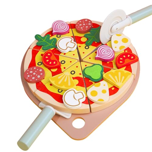Pizza-Set für Kinder, Pizza-Set für Kinder, frühes Lernen für Kinder im Vorschulalter, interaktives Simulationsspiel, Küchenzubehör von Generic