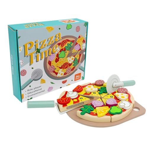 Pizzaspielzeug aus , Pizzaspielzeug Realistische, lustige Schneide- und Pizza-Sets für Kinder Frühes Lernspielzeug für Vorschulkinder, interaktives Rollenspiel, Küchenzubehör für Kinder Pizzaspielzeug aus , Pizzaspielzeug Realistische, lustige Schneide- und Pizza-Sets für Kinder Frühes Lernspielzeug für Vorschulkinder, interaktives Rollenspiel, Küchenzubehör für Kinder von Generic