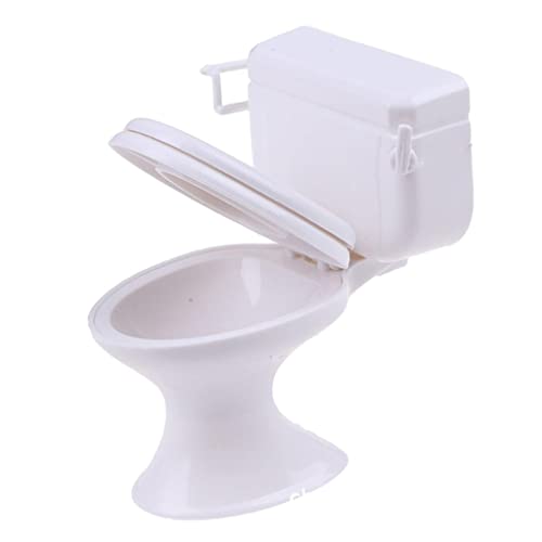 Plastikpuppenhaus Badezimmer Toiletten Modell Miniatur Ausstellungsmöbel von Generic