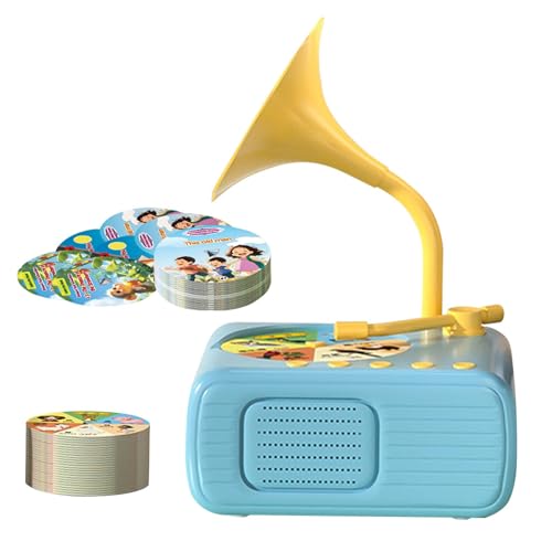 Plattenspieler für Kinder, Grammophon-Spielzeug für Kleinkinder – Phonographische Schallplatte für 96 Karten, Musik-Player mit 96 Karten für Mädchen, und Alter von 3 bis 1 Plattenspieler für Kinder, Grammophon-Spielzeug für Kleinkinder – Phonographische Schallplatte für 96 Karten, Musik-Player mit 96 Karten für Mädchen, und Alter von 3 bis 1 von Generic