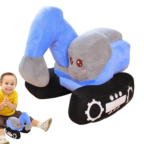Plüsch-Bagger-Spielzeug – 10-Zoll-Cartoon-Bagger-Plüschtier für Kinder | Weiches Rückenkissen in Baggerform, Kuscheltier für Erwachsene und Kinder, Geschenkidee zum Geburtstag oder Kindertag, Niedlich Plüsch-Bagger-Spielzeug – 10-Zoll-Cartoon-Bagger-Plüschtier für Kinder | Weiches Rückenkissen in Baggerform, Kuscheltier für Erwachsene und Kinder, Geschenkidee zum Geburtstag oder Kindertag, Niedlich von Generic