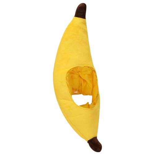 Plüsch -Bananenhut, niedlicher Obsthut -Funny Bananenkopfausrüstung -Kossplay, Kostümpartys, Fotografie -Requisiten ideale Winterhüte Accessoires Bananenhut Fruchthut lustige gefüllte Hüte Kopfgetrieb Plüsch -Bananenhut, niedlicher Obsthut -Funny Bananenkopfausrüstung -Kossplay, Kostümpartys, Fotografie -Requisiten ideale Winterhüte Accessoires Bananenhut Fruchthut lustige gefüllte Hüte Kopfgetrieb von Generic