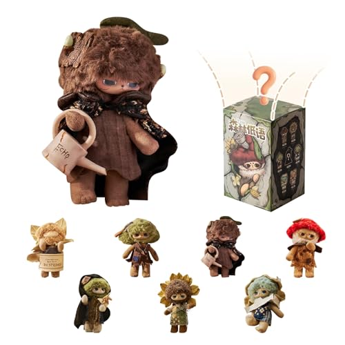 Plüsch Blind Box Figuren, Mystery Doll Blind Box, Süße Tierische Überraschungsfigur, Kollektion zum Sammeln, Weiches Kuscheltier, Ideal für Kinder & Erwachsene (#A) von Generic