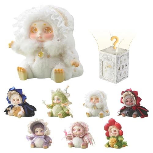 Plüsch Blind Box Figuren, Mystery Doll Blind Box, Süße Tierische Überraschungsfigur, Kollektion zum Sammeln, Weiches Kuscheltier, Ideal für Kinder & Erwachsene (#C) von Generic