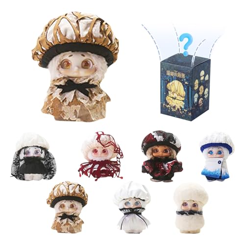 Plüsch Blind Box Figuren, Mystery Doll Blind Box, Süße Tierische Überraschungsfigur, Kollektion zum Sammeln, Weiches Kuscheltier, Ideal für Kinder & Erwachsene (#E) von Generic