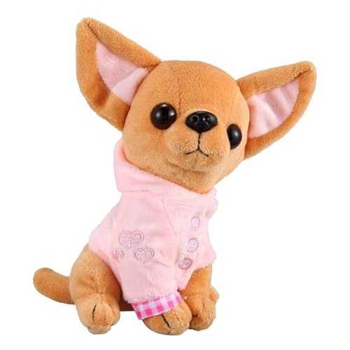 Plüsch Chihuahua Hundespielzeug - Entzückender Welpe Gefüllt, Realistischer Chihuahua Plüsch | Kleine Tierische Mädchen Kinder Kuscheln Spielzeug, Schlafenszeit Kuckelkumpel -Zimmer -Dekoration Plüsch Chihuahua Hundespielzeug - Entzückender Welpe Gefüllt, Realistischer Chihuahua Plüsch | Kleine Tierische Mädchen Kinder Kuscheln Spielzeug, Schlafenszeit Kuckelkumpel -Zimmer -Dekoration von Generic