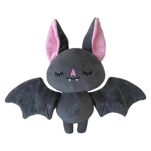 Plüsch-Fledermaus-Spielzeug | Kuscheliges Halloween-Tier, 18 cm, weich umarmendes Plüschtier |Plüschpuppe als Geschenk für Kinder, Heimdekoration für Sofa, Kinderzimmer, Bett, Schlafzimmer, AutositzPl Plüsch-Fledermaus-Spielzeug | Kuscheliges Halloween-Tier, 18 cm, weich umarmendes Plüschtier |Plüschpuppe als Geschenk für Kinder, Heimdekoration für Sofa, Kinderzimmer, Bett, Schlafzimmer, AutositzPl von Generic