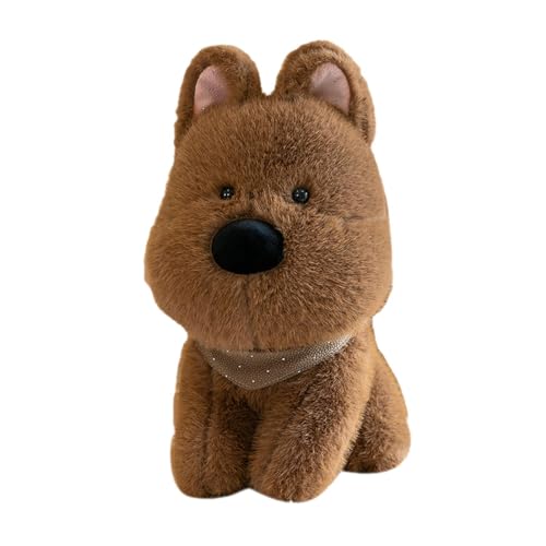 Plüsch Hundespielzeug, Umarmungsspielzeug, Weich, Cartoon, Dekorativ, Schlafzimmerdekoration, Ausgestopftes Hundespielzeug, Plüsch für Schlafsaal, Sch, Braun von Generic