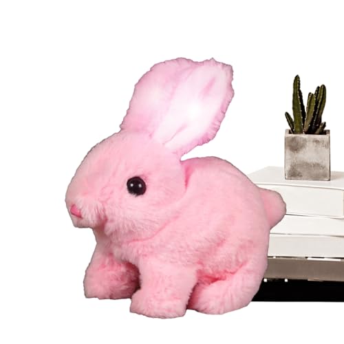Plüsch Kaninchenspielzeug - Realistische Hasenpuppe, Weich Gefüllte Tierfigur | Pelzige Osterhase Dekoration Geschenk, Niedliche Lebensechte Replik Plüsch Für Kinder Schlafzimmer Tierliebh von Generic