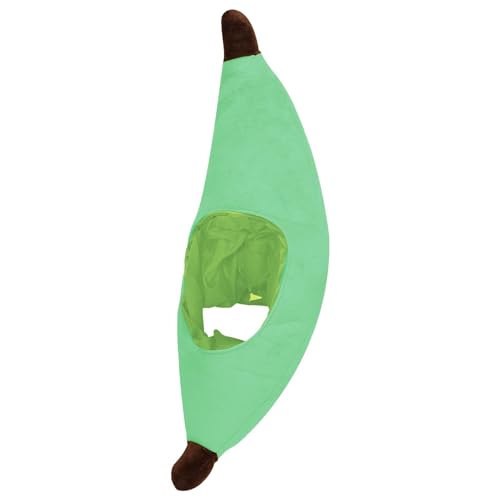 Plüsch Kopfbedeckung - Niedliche Pelz Bananen Kopfbedeckung - Cartoon Plüsch Hut Halloween Hut Bananenfell Hut für Weihnachten Kostüm Adul Plüsch Kopfbedeckung - Niedliche Pelz Bananen Kopfbedeckung - Cartoon Plüsch Hut Halloween Hut Bananenfell Hut für Weihnachten Kostüm Adul von Generic