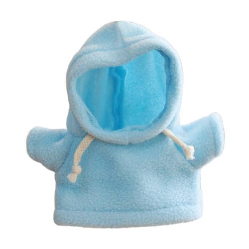 Plüsch Puppenkleidung für 20 cm Puppen, Verkleidung für 7,87 Zoll Puppen für Kinder, Weiche Geschenke, Outfits, Modisches Puppen Hoodie, Puppen Sweats, Blau Plüsch Puppenkleidung für 20 cm Puppen, Verkleidung für 7,87 Zoll Puppen für Kinder, Weiche Geschenke, Outfits, Modisches Puppen Hoodie, Puppen Sweats, Blau von Generic