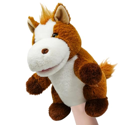 Plüsch Tierhandpuppen, 9.84inch Schöne Plüsch Tierfinger Puppen, Frühe Bildung Geflügel Fingerpuppen, Schulleistung Finger von Generic