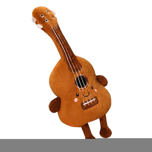 Plüschgitarre Spielzeug,Weiches Gitarren-Musikinstrument als Plüschfigur - Realistisches Plüschtier für Jugendliche und Erwachsene Plüschgitarre Spielzeug,Weiches Gitarren-Musikinstrument als Plüschfigur - Realistisches Plüschtier für Jugendliche und Erwachsene von Generic