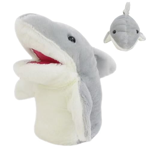 Plüschhai Kleinkind Puppe - Weiches Tierspielzeug, Kinder Handpuppen | Pädagogik Storytelling Puppe für Lehrer und Eltern, Rollenspiel im Vorschuler und fantasievolles Haifisch -Show -Spielzeug Plüschhai Kleinkind Puppe - Weiches Tierspielzeug, Kinder Handpuppen | Pädagogik Storytelling Puppe für Lehrer und Eltern, Rollenspiel im Vorschuler und fantasievolles Haifisch -Show -Spielzeug von Generic
