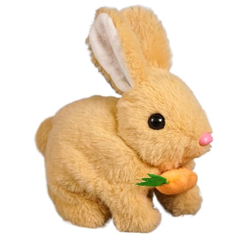 Plüschhase für Mädchen, realistisches Kaninchenspielzeug, Osterpuppe, realistische Hase, interaktives Spiel, niedliche Puppen, elektronische Sprünge von Haustieren und Schütteln, gefüllt mit PA-Korb Plüschhase für Mädchen, realistisches Kaninchenspielzeug, Osterpuppe, realistische Hase, interaktives Spiel, niedliche Puppen, elektronische Sprünge von Haustieren und Schütteln, gefüllt mit PA-Korb von Generic