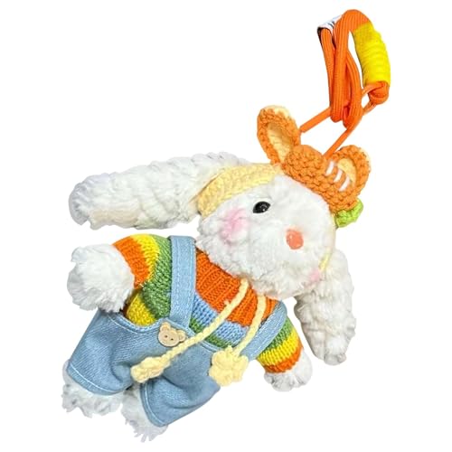 Plüschhase zum Aufhängen für Handtasche, Kaninchen-Tasche, Plüschtier für Kinder, Mädchen, und Erwachsene von Generic