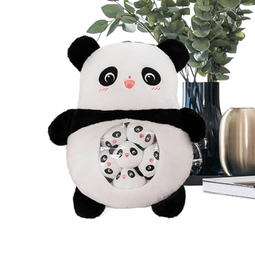 Plüschkissen für Tiere, Plüschtiere, Plüschkissen, Panda-Hase, Dinosaurier, mit herausnehmbaren kleinen Tieren, Spielzeugkissen der Puppe Plüschkissen für Tiere, Plüschtiere, Plüschkissen, Panda-Hase, Dinosaurier, mit herausnehmbaren kleinen Tieren, Spielzeugkissen der Puppe von Generic