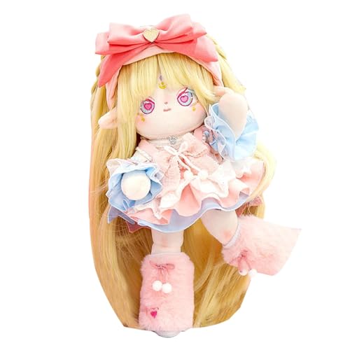 Plüschpuppe, Anime-Anziehpuppe, Anime-Puppen, Plüschfiguren, Skelett, entzückende Simulationsspielpuppe, 30 cm, verbessert die Koordination – Hand und Motorik von Generic