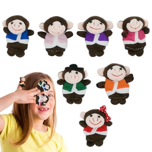 Plüschpuppe Affe - Fingerpuppen Set Fingerpuppen für Kinder | Fingerpuppen aus Plüsch | Fingerpuppen aus Plüsch | Spielzeugtiere | Plüschtiere | Handpuppen für Tiere von Plüschpuppe Affe - Fingerpuppen Set Fingerpuppen für Kinder | Fingerpuppen aus Plüsch | Fingerpuppen aus Plüsch | Spielzeugtiere | Plüschtiere | Handpuppen für Tiere von von Generic