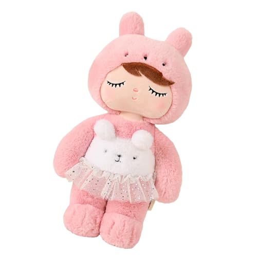 Plüschpuppe für Mädchen, kleine Kaninchenpuppe, Plüschtier, weiches Spielzeug, Kaninchen, Plüschtier für und Mädchen jeden Alters von Generic
