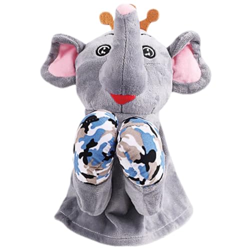 Plüschpuppen, Tierpuppen | Boxing Animal Hand Puppet mit Geräuschen und Action,Toy Plüsch Stoffed Doll Bildungsrolle Spiel Geschichtenerzählen für Kinder Kleinkind von Generic