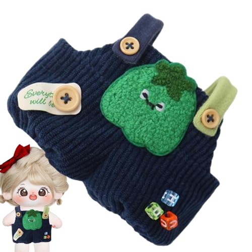 Plüschpuppen-Kleidung, Plüschpuppenhose – 15 cm Puppenkleidung | Plüschoverall gefüllt mit Gemüse, niedliches Plüschpuppen-Kostüm für Plüschtiere Plüschpuppen-Kleidung, Plüschpuppenhose – 15 cm Puppenkleidung | Plüschoverall gefüllt mit Gemüse, niedliches Plüschpuppen-Kostüm für Plüschtiere von Generic