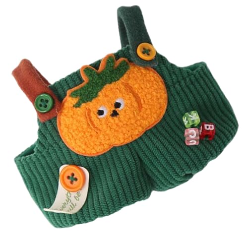 Plüschpuppen-Kostüm, Plüschpuppen-Kleidung | 15 cm Overall – Hose mit Figuren gefüllt mit Gemüse, niedliche Plüschpuppen, abnehmbares Kostüm für Zubehör D Plüschpuppen-Kostüm, Plüschpuppen-Kleidung | 15 cm Overall – Hose mit Figuren gefüllt mit Gemüse, niedliche Plüschpuppen, abnehmbares Kostüm für Zubehör D von Generic