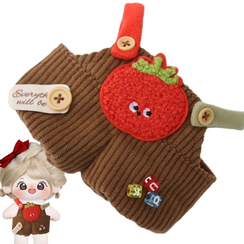 Plüschpuppenhose, Plüschpuppenaffen – 15 cm Plüschpuppenkostüm, Gemüsefüller, niedliches Plüschpuppen-Kostüm für Pelltiere Plüschpuppenhose, Plüschpuppenaffen – 15 cm Plüschpuppenkostüm, Gemüsefüller, niedliches Plüschpuppen-Kostüm für Pelltiere von Generic