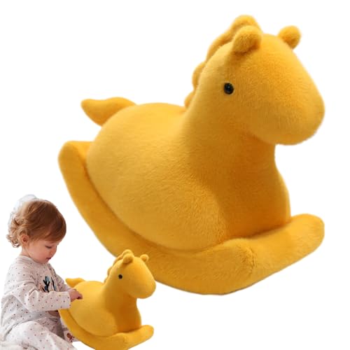 Plüschspielzeug, Plüschpferd, Schaukelpferd, 39,7 cm (15,7 Zoll) | Tischdekoration zum Sammeln, weich zum Sammeln, verspielter Begleiter für das Bettsofa von Generic