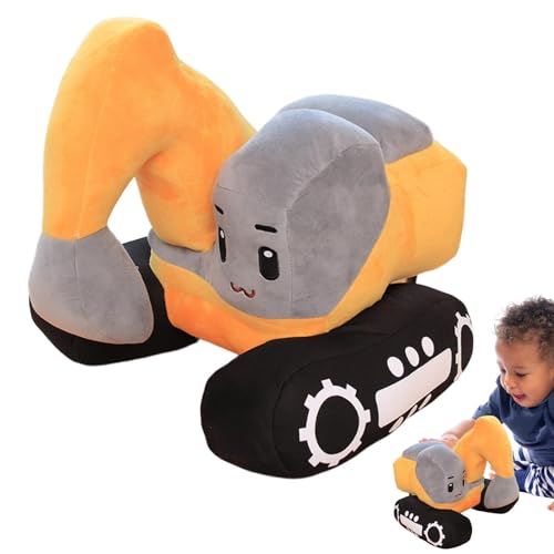 Plüschspielzeug Bagger aus Plüsch, Bagger aus Plüsch, tragbares Spielzeug – Kissen aus Plüsch, niedlich, 10 Zoll, Plüschspielzeug für Gar Plüschspielzeug Bagger aus Plüsch, Bagger aus Plüsch, tragbares Spielzeug – Kissen aus Plüsch, niedlich, 10 Zoll, Plüschspielzeug für Gar von Generic