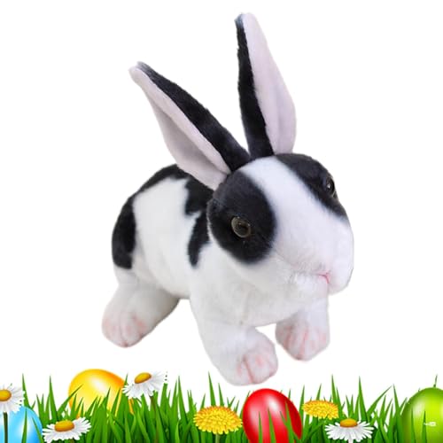 Plüschspielzeug Hase – Schmusetuch, Schlafbegleiter | Niedliches Plüschtier mit lustigem Design, perfekt zum Kuscheln und Erwachen der Sinne, ideal für Dekoration des Kinderzimmers von Generic