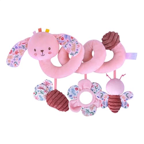 Plüschspielzeug aus Plüsch, Aktivitätsspielzeug für Kinderwagen, sensorisches Spielzeug mit Quietscher, Rassel, Kinderbett, lustiges Tierspielzeug für und Mädchen Plüschspielzeug aus Plüsch, Aktivitätsspielzeug für Kinderwagen, sensorisches Spielzeug mit Quietscher, Rassel, Kinderbett, lustiges Tierspielzeug für und Mädchen von Generic