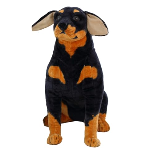Plüschspielzeug für Hunde, Deutscher Schäferhund aus Plüsch, große realistische Hunde, sicher und weich, damit kleine Hände ihn halten und Plüschspielzeug für Hunde, Deutscher Schäferhund aus Plüsch, große realistische Hunde, sicher und weich, damit kleine Hände ihn halten und von Generic