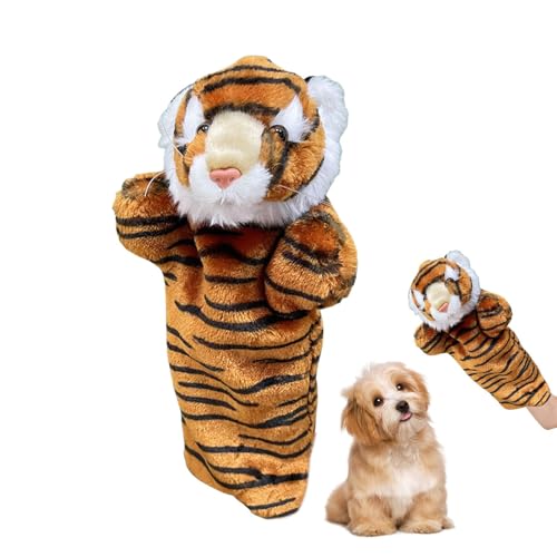 Plüschspielzeughandpuppen - Hundespielzeugpuppe, Interaktive Handpuppe | Hautfreundliche Interaktive Fingerpuppe Für Kleine Mittelgroße Haustiere Welpe von Generic
