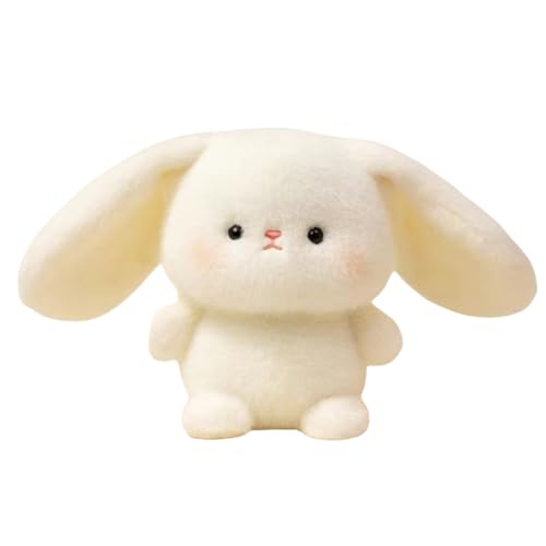 Plüschtier, Kuscheltier, süßes Tierspielzeug für Kinder und Erwachsene jeden Alters, langlebig und kuschelig BgP497 (White, 16cm) von Generic