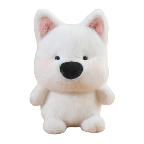 Plüschtier, Kuscheltier, süßes Tierspielzeug für Kinder und Erwachsene jeden Alters, langlebig und kuschelig BgP507 (White, 16cm) von Generic
