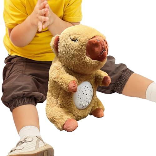 Plüschtier, atmungsaktiv, atmungsaktiv, in Form von Capybara, Cartoon, beruhigender Begleiter, hell und weich zum Schlafen, verwendbar im Schlafzimmer, Wohnzimmer, Schlafsaal, Reise und für die Plüschtier, atmungsaktiv, atmungsaktiv, in Form von Capybara, Cartoon, beruhigender Begleiter, hell und weich zum Schlafen, verwendbar im Schlafzimmer, Wohnzimmer, Schlafsaal, Reise und für die von Generic