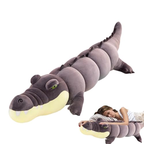 Plüschtier Alligator, Krokodil-Plüschspielzeug – weiche Alligator-Puppen – Plüschkissen Krokodil aus Plüsch, niedliche Tiere, superweiche Kuschelpuppen für Erwachsene Plüschtier Alligator, Krokodil-Plüschspielzeug – weiche Alligator-Puppen – Plüschkissen Krokodil aus Plüsch, niedliche Tiere, superweiche Kuschelpuppen für Erwachsene von Generic