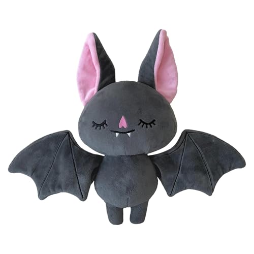 Plüschtier Fledermaus Plüschtier - Weiches Fledermaus Plüschtier, Halloween Fledermaus Spielzeug | Weiches und bequemes Plüschtier Fledermaus Plüschtier Ha von Generic