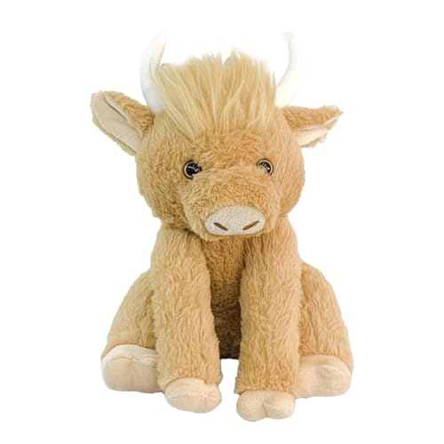 Plüschtier Highland Kuh – Gefüllte Highland Kuh, Plüschtiere mit Musik | Weiches Plüschtier für Nutztiere, dekorative Plüschtiere von 9,84 Zoll Plüschtier Highland Kuh – Gefüllte Highland Kuh, Plüschtiere mit Musik | Weiches Plüschtier für Nutztiere, dekorative Plüschtiere von 9,84 Zoll von Generic