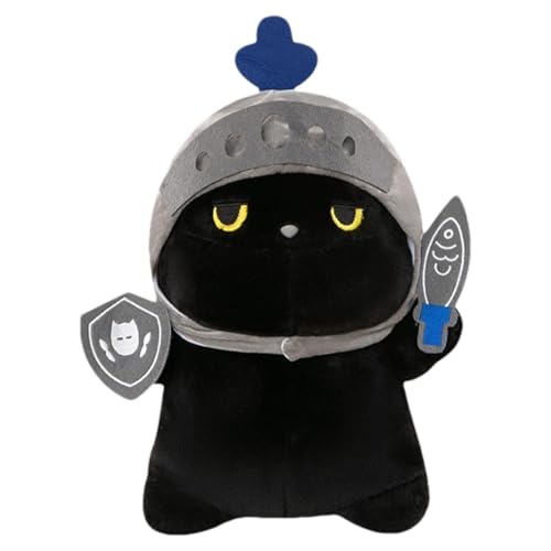Plüschtier | Niedlicher Plüschritter | Plüsch und kreativ, Plüschtier Katze zum Sammeln, süßes Spielzeug für Kinder zum Schlafen von Generic
