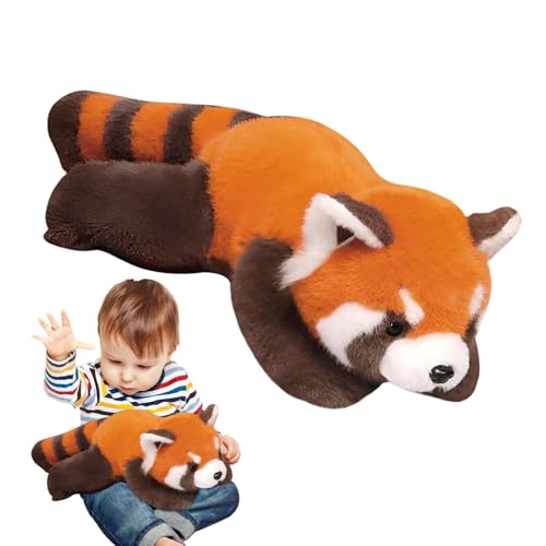 Plüschtier Panda rot – 39,8 cm (15,8 Zoll), weiches Plüschkissen für Mädchen, Erwachsene, Raumdekoration und entzückendes Geschenk von Generic