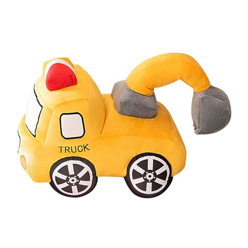 Plüschtier für Bagger, Bagger aus Plüsch | 11,8 Zoll weiches Puppenspielzeug - umarmbare Plüschtiere für die Heimdekoration, weiche Plüschpuppen für und von Generic