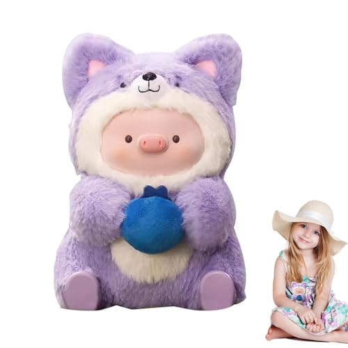 Plüschtier für Kinder, Plüschpuppe, entzückende Tierfigur - Sammelplüschfigur für Mädchen, Plüschpuppe, niedliche Tierfigur, Schreibtischdekoration Plüschtier für Kinder, Plüschpuppe, entzückende Tierfigur - Sammelplüschfigur für Mädchen, Plüschpuppe, niedliche Tierfigur, Schreibtischdekoration von Generic