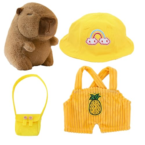Plüschtier für Kleidung, Tasche, Kleid, Plüsch | Capybara-Plüschtiere, Tier, Capybara-Plüschtier, Verkleidung, Geschenk für Capybara-Plüschtiere, sehr weich Plüschtier für Kleidung, Tasche, Kleid, Plüsch | Capybara-Plüschtiere, Tier, Capybara-Plüschtier, Verkleidung, Geschenk für Capybara-Plüschtiere, sehr weich von Generic
