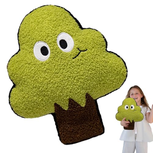 Plüschtier mit Baum, niedlicher Plüschbaum: Weihnachtsdekoration, 35,5 cm, niedliche Verzierung, Heimdekoration, Puppe für die Dekoration des Zuhauses und des Kinderzimmers von Generic