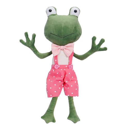 Plüschtier mit , gefüllt, Froschpuppe, niedliche Tierpuppen mit Trägern | Realistische Plüschtiere, Ultra Plüschtiere für Tier-Themenpartys von Generic